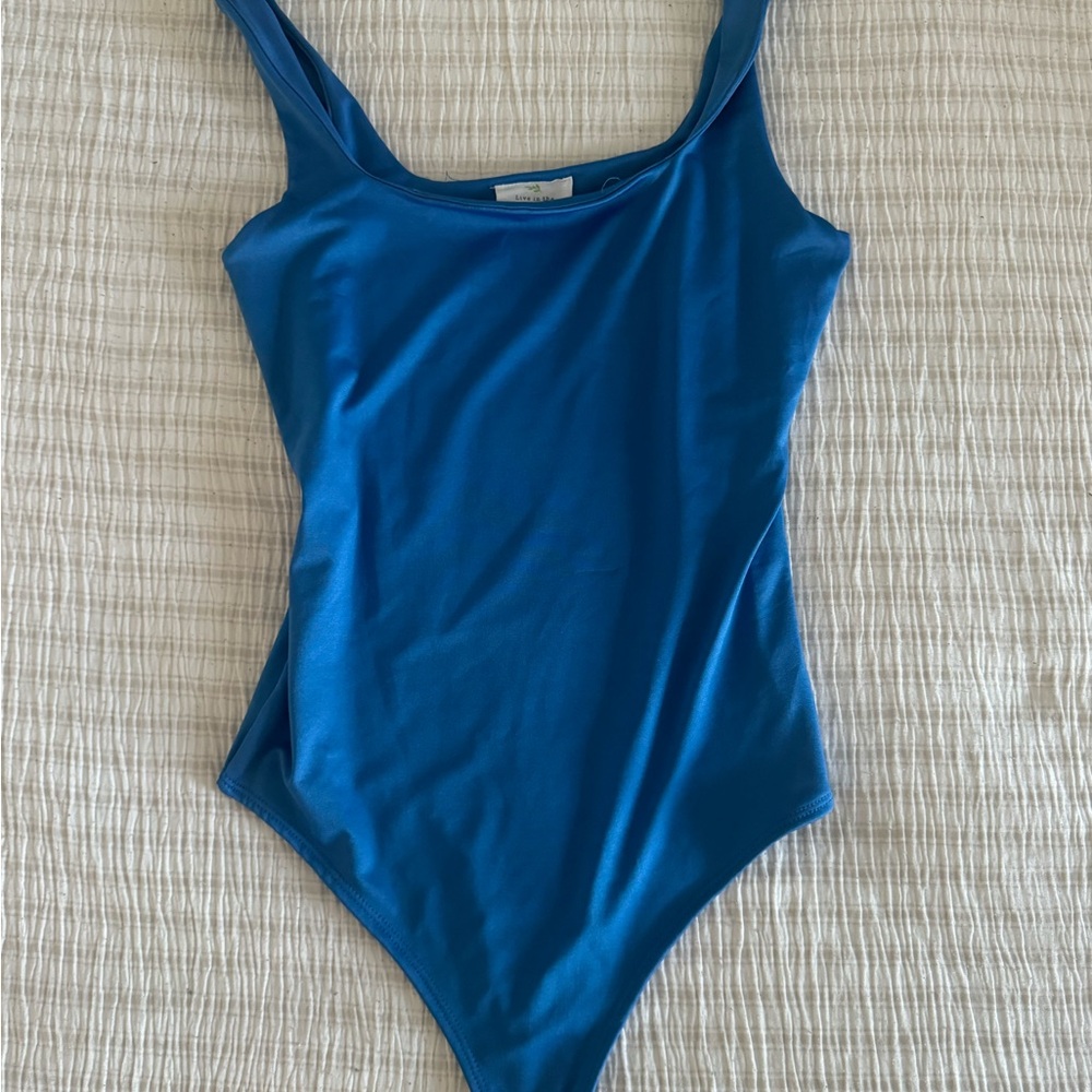 Blue bodysuit worn once